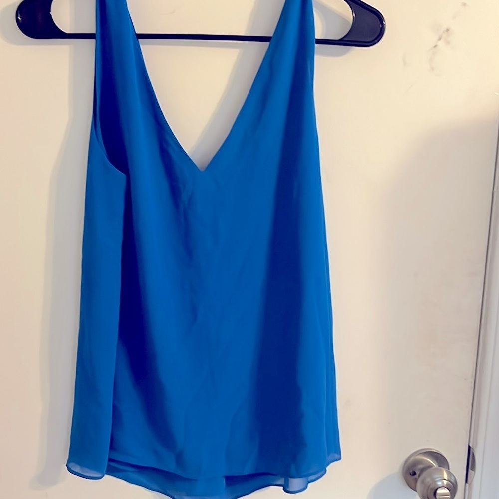 Blue Sleeveless Top - Picture 4 of 4